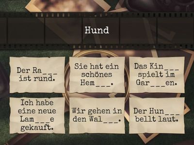 Rechtschreibung d/t p/b g/k e/ä