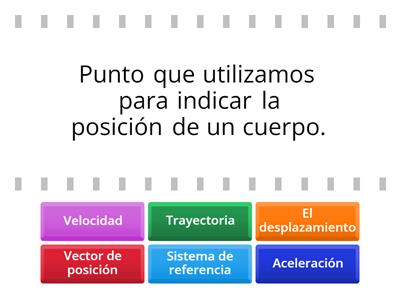 Magnitudes que describen el movimiento 2