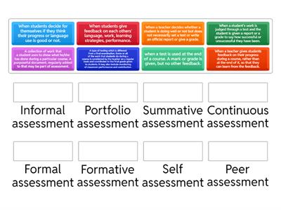 TKT unit Assessment by CoH