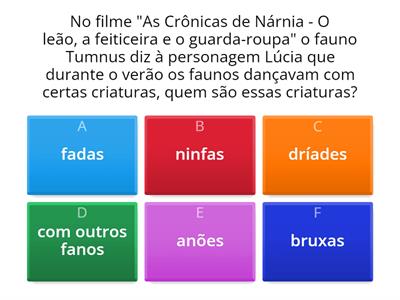 Filme Crônicas de Nárnia: O leão, o feiticeiro e o guarda-roupa