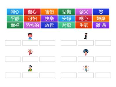 社會技巧-情緒分類