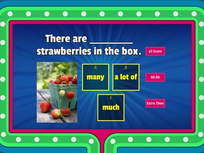 MUCH / MANY / A LOT OF