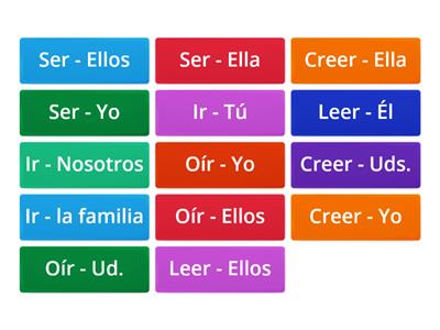 Preterite Irregular Er/Ir