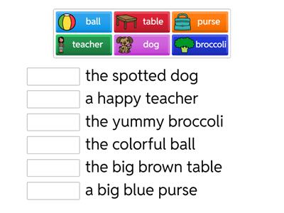 Stage 1 Year A | Pod 3 | Noun Groups