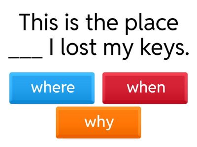 Object Relative Clauses Practice