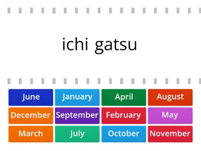  Months in Japanese