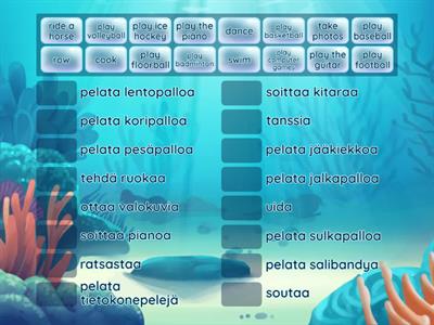 englanti harrastukset