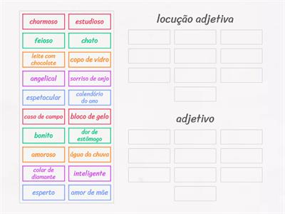 Locução adjetiva ou adjetivo?