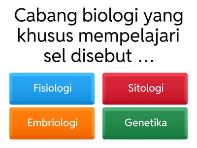 KUIS AKHIR BIOLOGI CLUB SMPIT AL-ITTIHAD