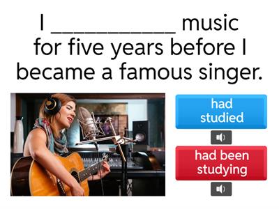 Past Perfect Simple vs Past Perfect Continuous
