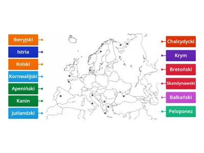 Półwyspy Europy