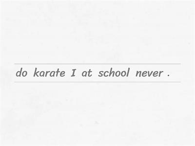 HOW OFTEN do you ...........? for 3rd grade