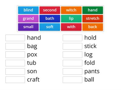 4.7 Compound Word Match Up