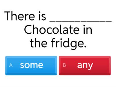 Some, any and no