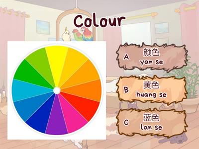 Grade 2 Colour Eng-Hanzi pinyin