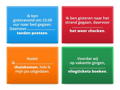 Plusquamperfectum zinnen maken