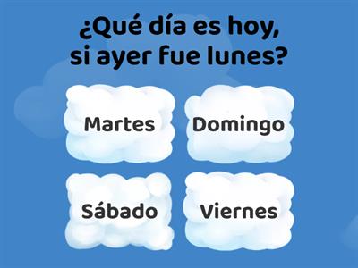 Identificar Ayer, Hoy y Mañana