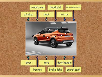 parts of the car - PBT