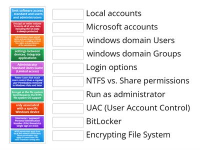 a+1102 2.5 - Windows Security Settings