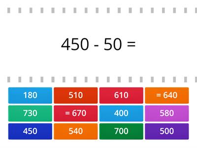 Matematika összeadás,kivonás fejben 3.osztály