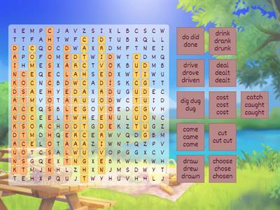  Irregular verbs (c-d) p. 182