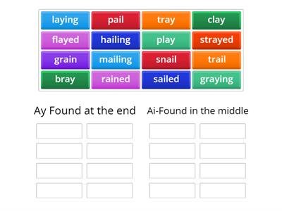 Ai/Ay Sorting 