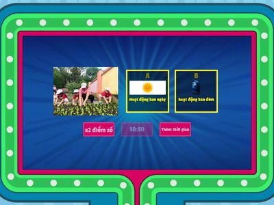 Bé sắp xếp đúng ngày và đêm