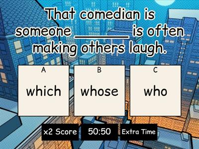 B1 - Relative pronouns 