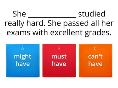 RFF - 9.2 - Modal verbs of deduction p. 114