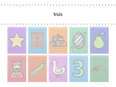 Associe le mot à son image oi