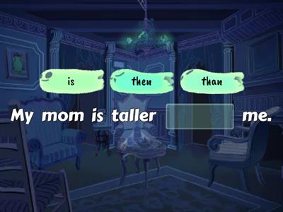 Short adjectives comparative structure