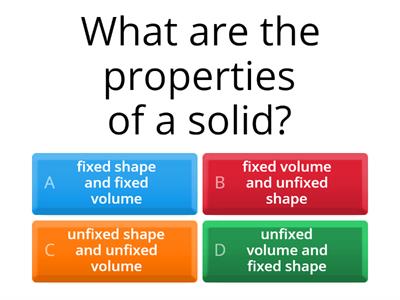 Three Types of Matter and Their Properties