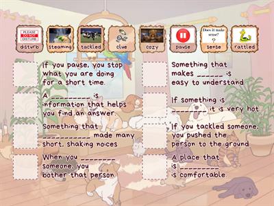 HMH M4W1 2nd grade vocabulary