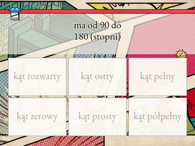 Rodzaje kątów 5 klasa 