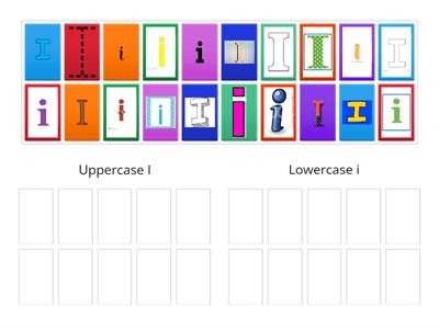 Uppercase and Lowercase i