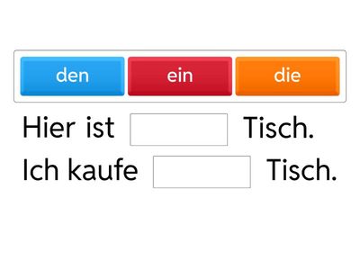 DaZ A1 Alpha Akkusativ oder Nominativ