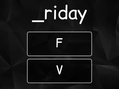 Days Spelling - Missing Letters