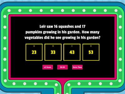 Addition and Subtraction Word Problems 