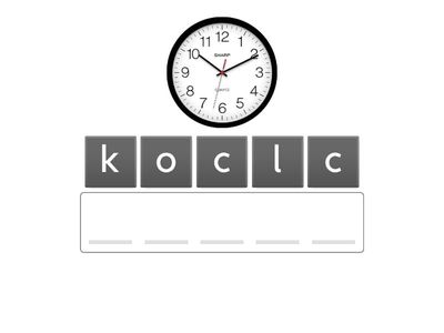 classroom objects spelling