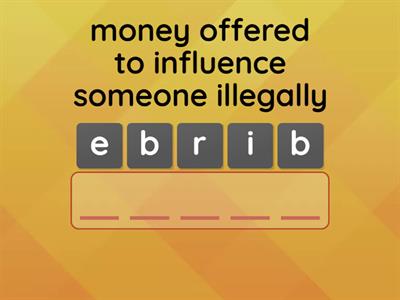 Vocabulary: types of money