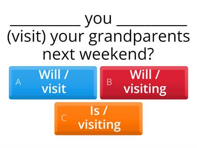 Future Will and Going To