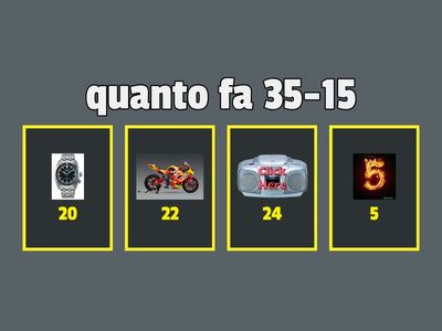 ripasso matematica 3 elementare