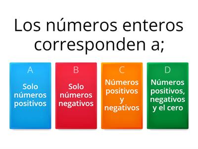 Numeros enteros 