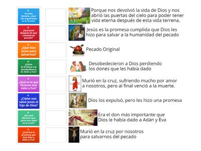 Tema 8: Dios para salvarnos nos envía a su hijo Jesucristo.