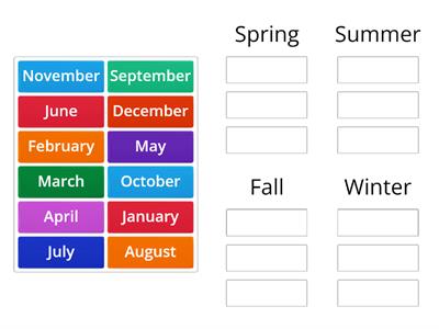 Seasons and Months