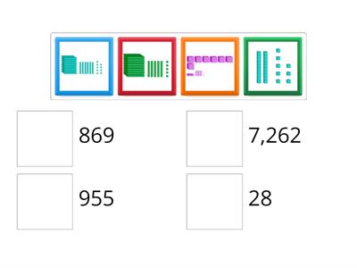 Base Ten Match (Within Thousands)