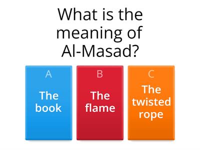 Tafhim: Surah Al-Masad