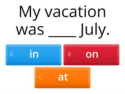 PREPOSITIONS- REVIEW