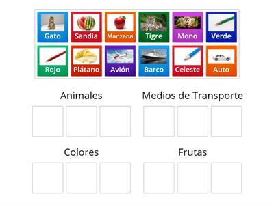 Categorización de Palabras