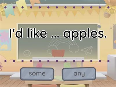 1H / 6.5 / Grammar: Some/Any